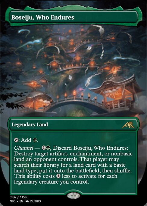 Boseiju, Who Endures from Magic Online Promos