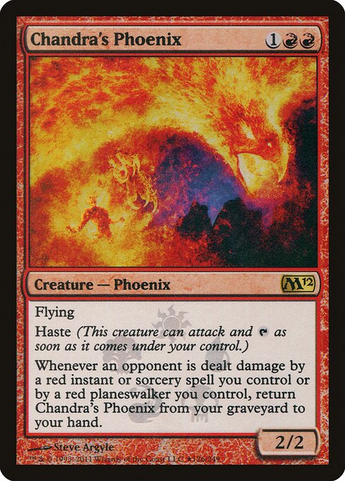 Chandra's Phoenix from Magic 2012 Promos