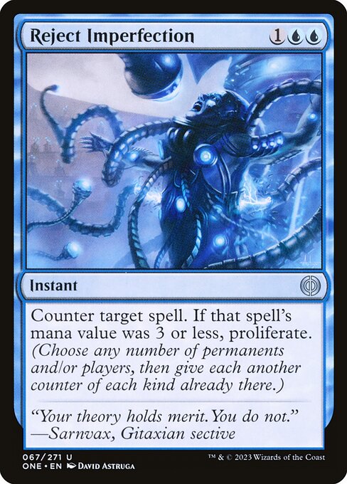 Reject Imperfection highlighted card art