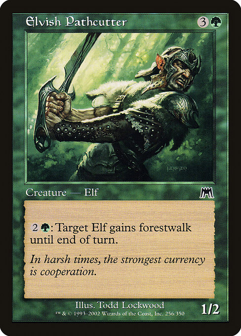 Elvish Pathcutter highlighted card art
