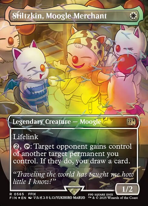 Stiltzkin, Moogle Merchant highlighted card art