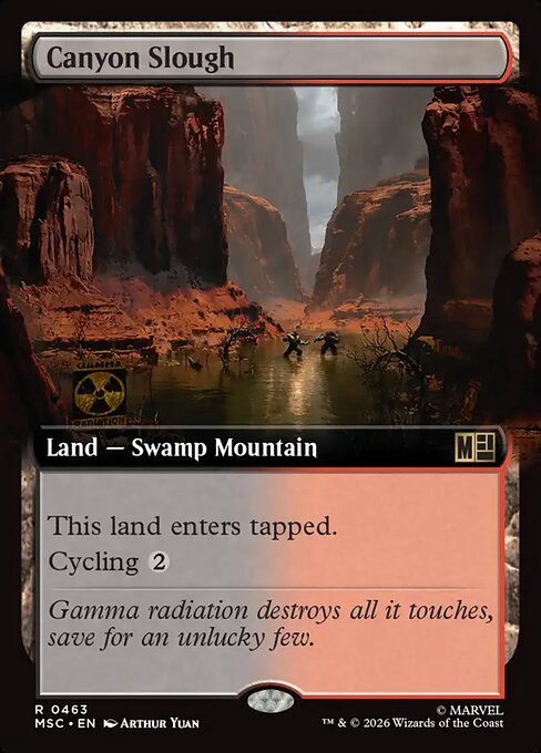 Canyon Slough from Marvel Super Heroes Commander