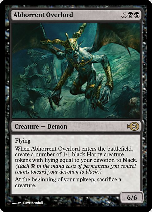 Abhorrent Overlord from Magic Online Promos