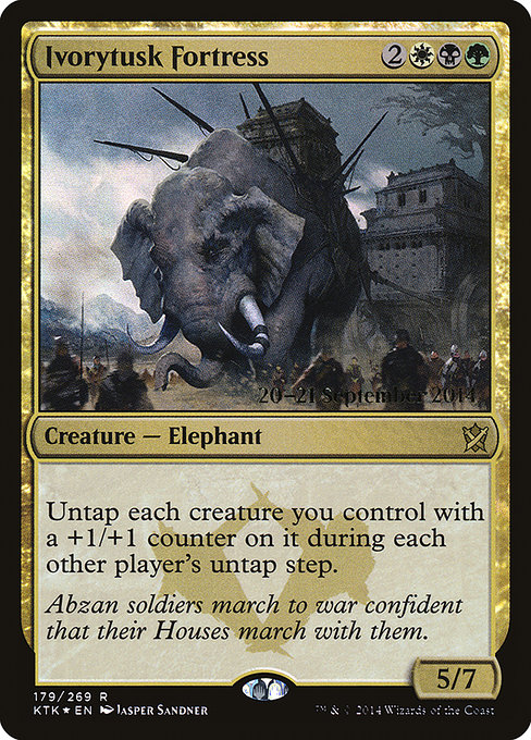 Ivorytusk Fortress from Khans of Tarkir Promos