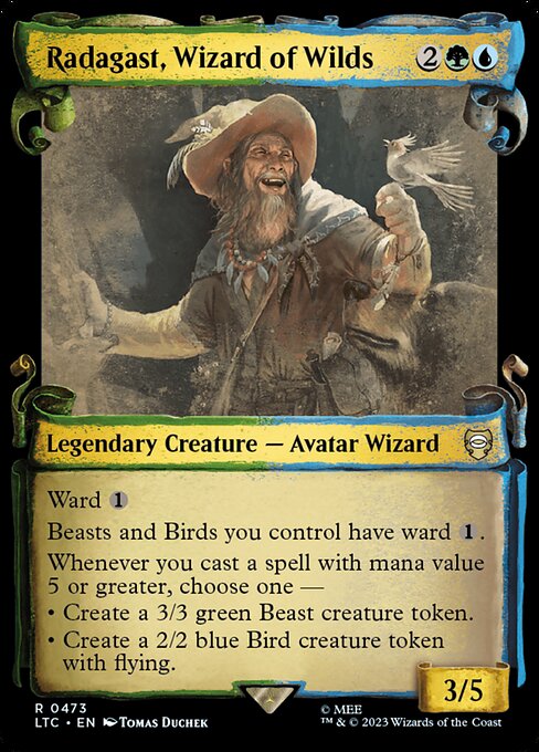 Radagast, Wizard of Wilds highlighted card art