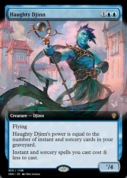Haughty Djinn highlighted card art