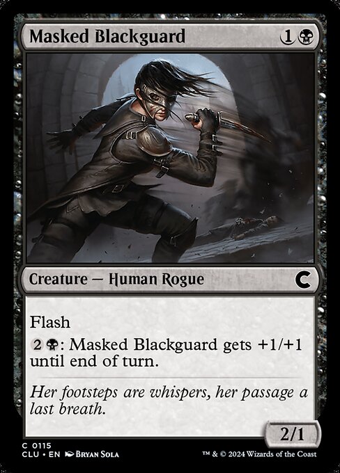 Masked Blackguard from Ravnica: Clue Edition