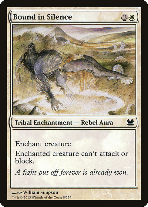 Bound in Silence from Modern Masters