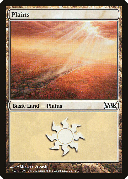 Plains from Magic 2013