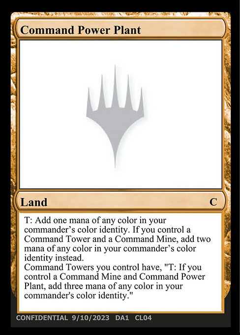 Command Power Plant highlighted card art