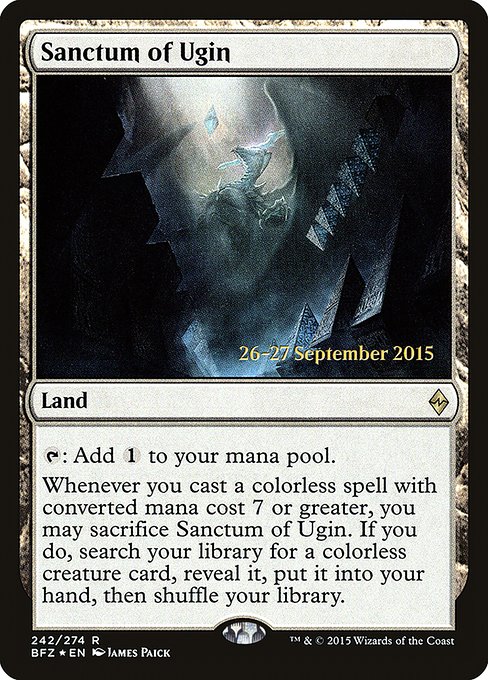 Sanctum of Ugin from Battle for Zendikar Promos