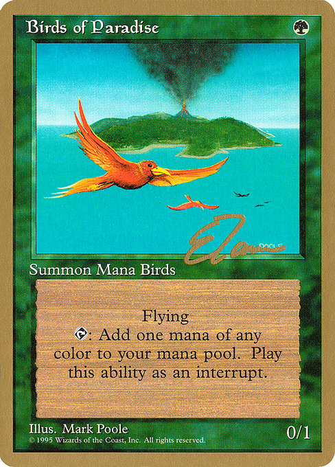Birds of Paradise from Pro Tour Collector Set