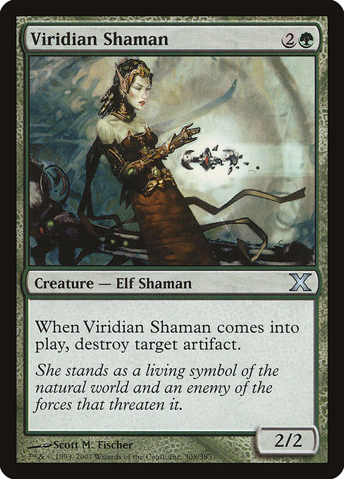 Viridian Shaman from Tenth Edition