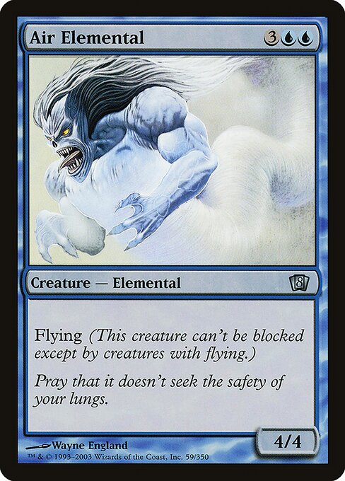 Air Elemental from Eighth Edition