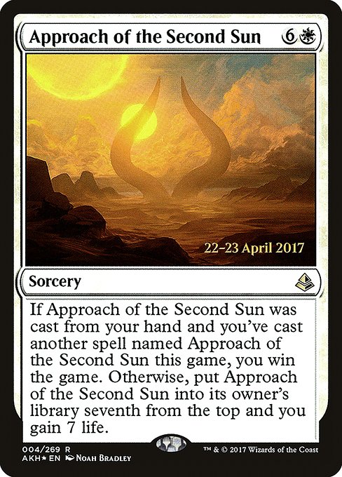 Approach of the Second Sun from Amonkhet Promos