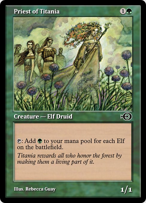 Priest of Titania from Magic Online Promos