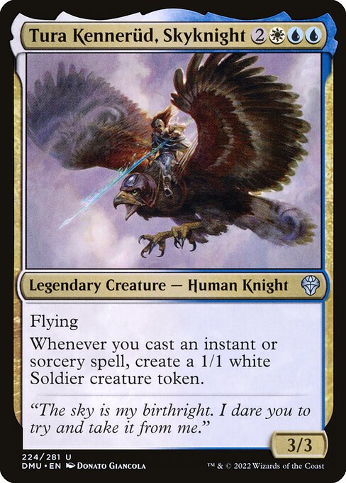 Tura Kennerüd, Skyknight highlighted card art
