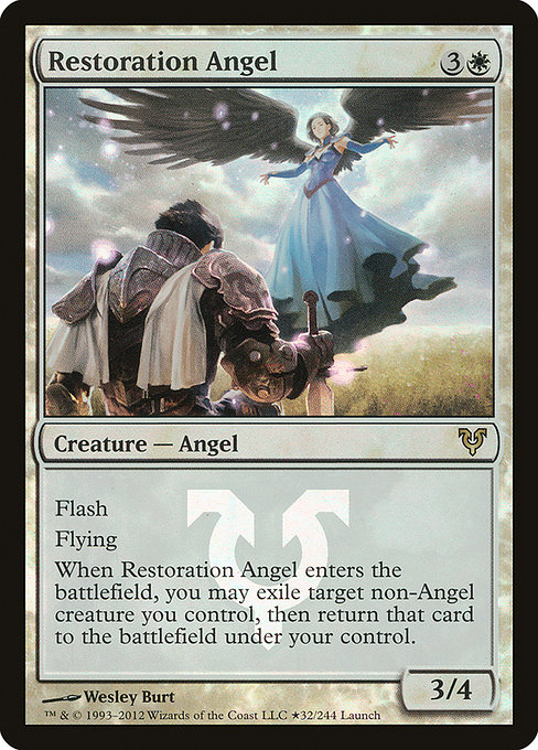 Restoration Angel from Avacyn Restored Promos