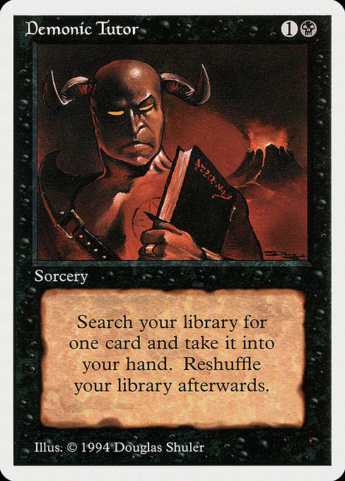 Demonic Tutor from Summer Magic / Edgar