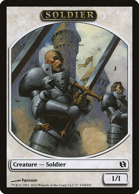 Soldier from Duel Decks: Elspeth vs. Tezzeret Tokens