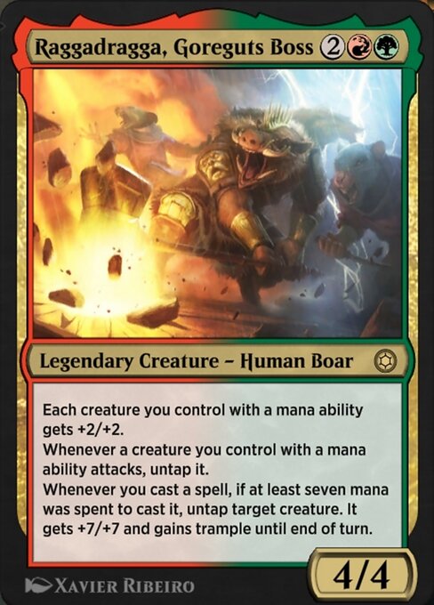 Raggadragga, Goreguts Boss highlighted card art