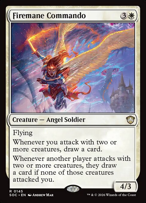 Firemane Commando from Secrets of Strixhaven Commander