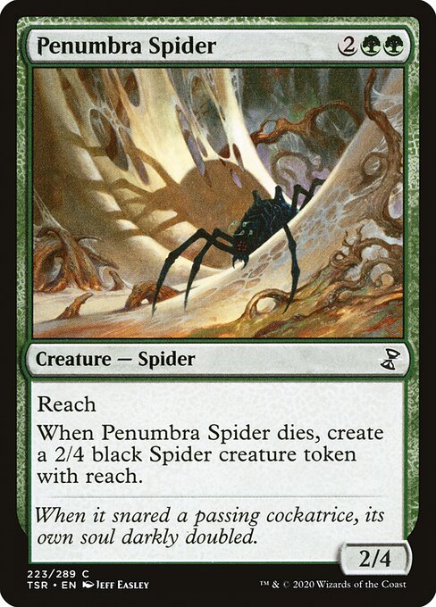 Penumbra Spider highlighted card art