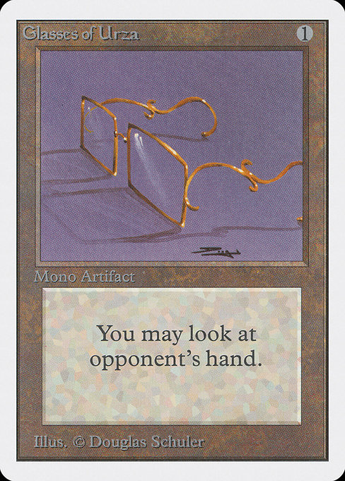 Glasses of Urza from Unlimited Edition
