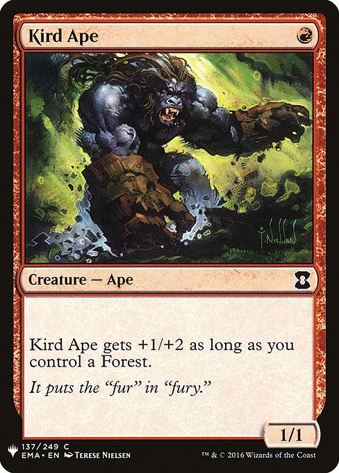Kird Ape highlighted card art
