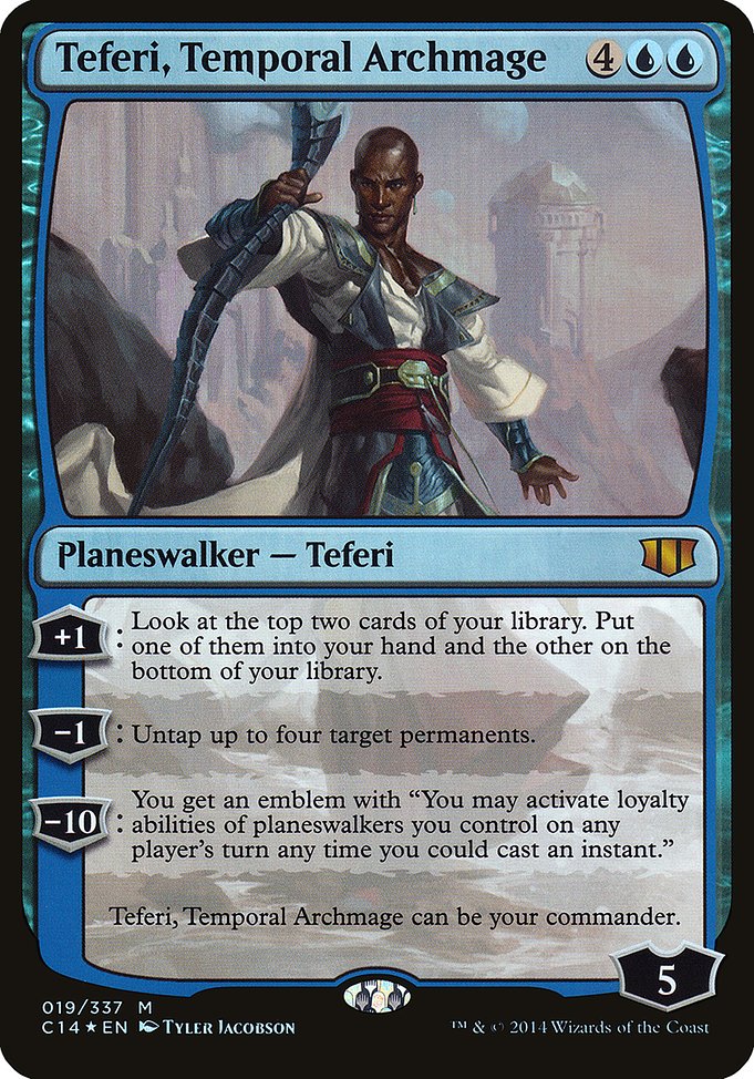 Teferi, Temporal Archmage from Commander 2014 Oversized