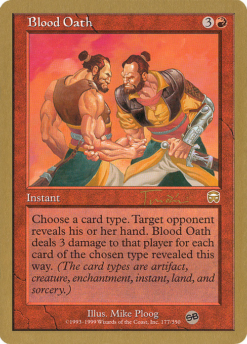 Blood Oath highlighted card art