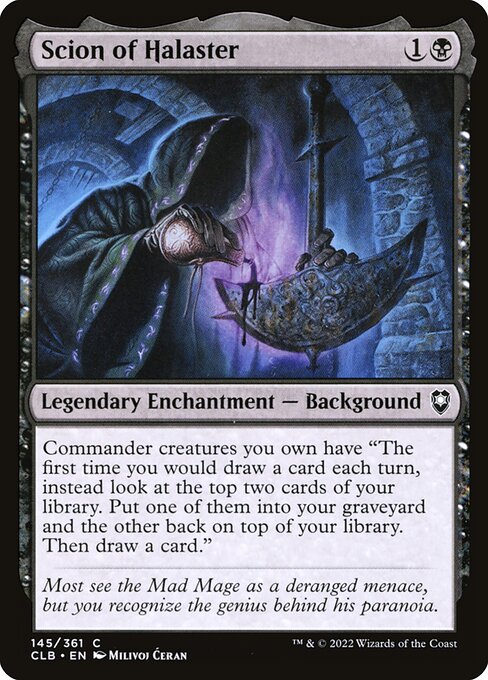 Scion of Halaster from Commander Legends: Battle for Baldur's Gate