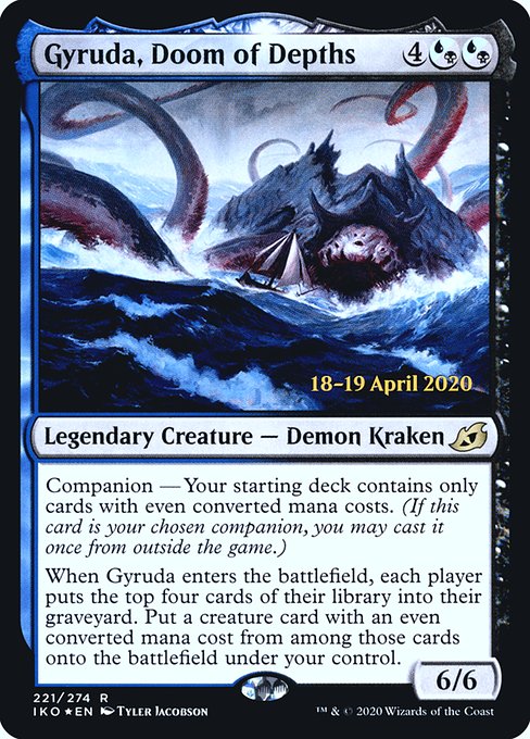 Gyruda, Doom of Depths from Ikoria: Lair of Behemoths Promos