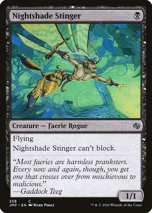Nightshade Stinger highlighted card art