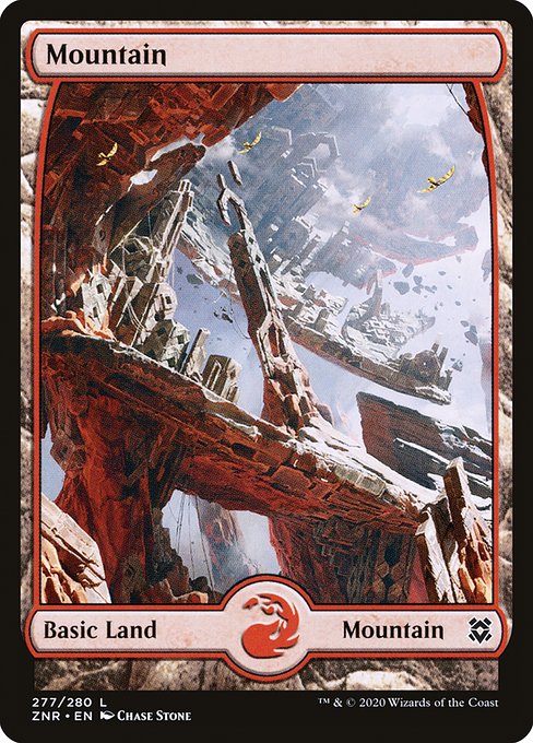 Mountain from Zendikar Rising