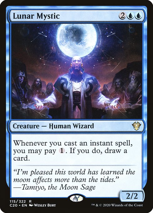 Lunar Mystic highlighted card art
