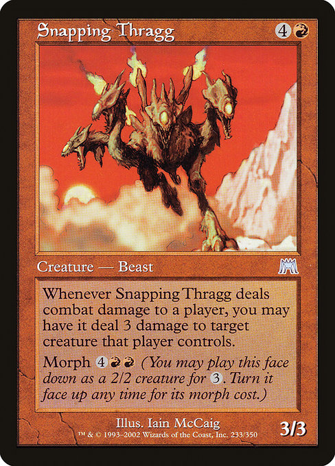 Snapping Thragg highlighted card art