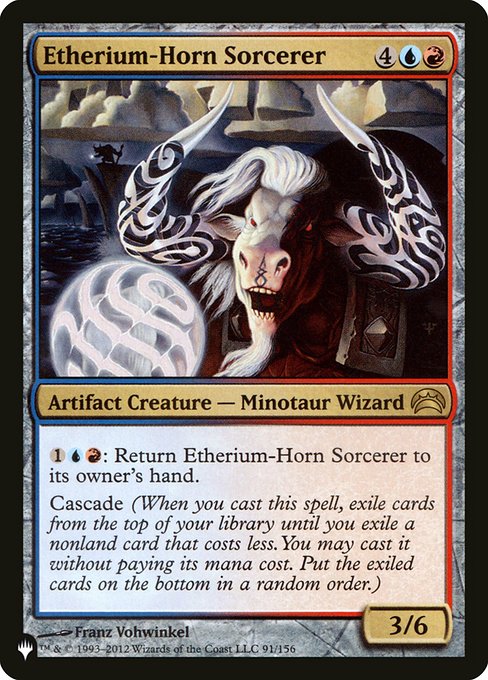 Etherium-Horn Sorcerer highlighted card art