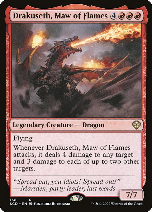 Drakuseth, Maw of Flames from Starter Commander Decks