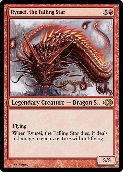 Ryusei, the Falling Star from Magic Online Promos