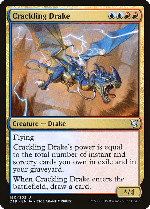 Crackling Drake from Commander 2019