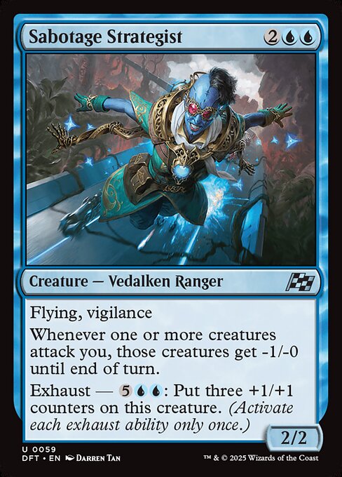 Sabotage Strategist highlighted card art