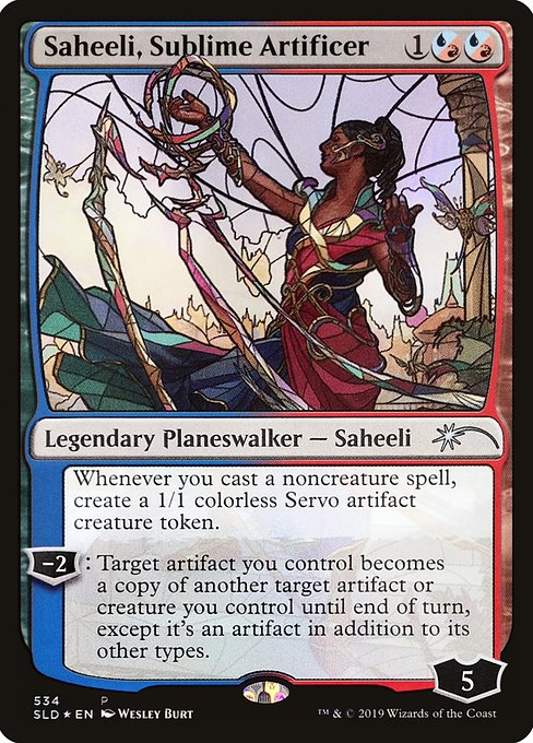 Saheeli, Sublime Artificer from Secret Lair Drop