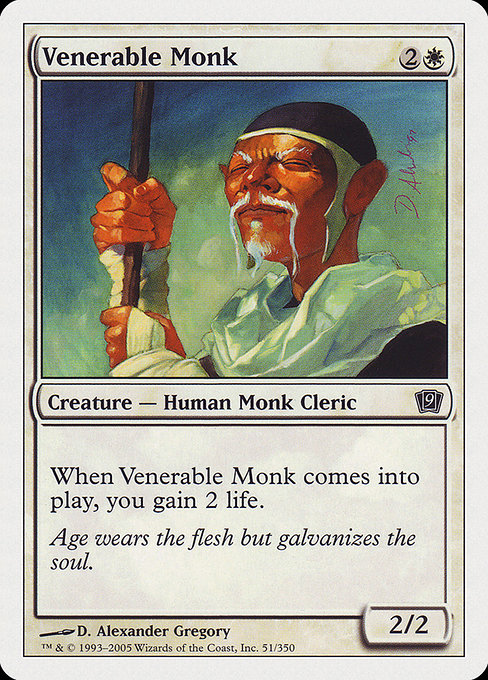 Venerable Monk from Ninth Edition
