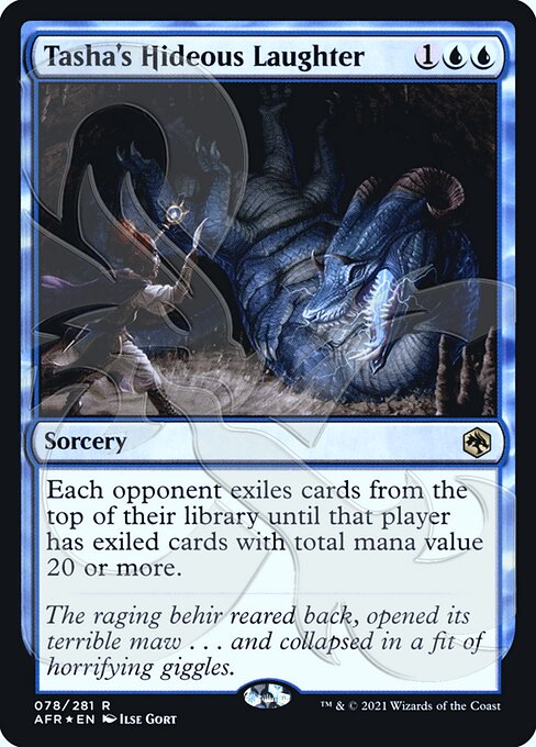 Tasha's Hideous Laughter from Adventures in the Forgotten Realms Promos