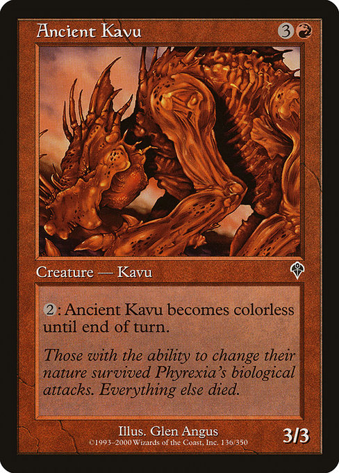Ancient Kavu highlighted card art