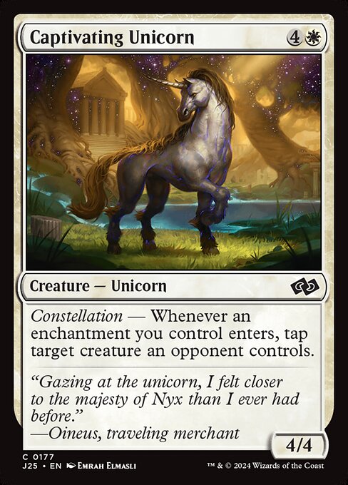 Captivating Unicorn highlighted card art