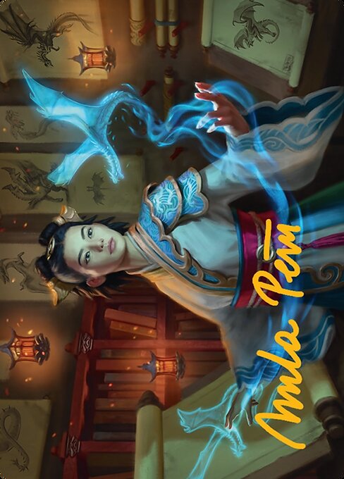 Dragonologist // Dragonologist from Tarkir: Dragonstorm Art Series
