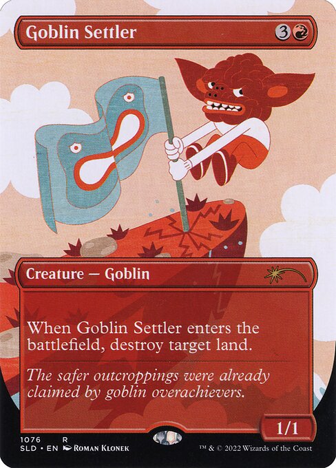 Goblin Settler from Secret Lair Drop