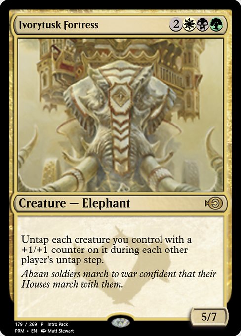 Ivorytusk Fortress highlighted card art